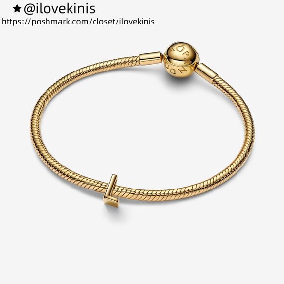 Pandora Letter L Alphabet Charm - Picture 3 of 6